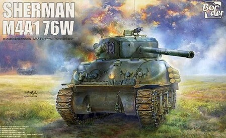 Border Models BT-046 1/35 Sherman M4A1 76W Model Tank Kit