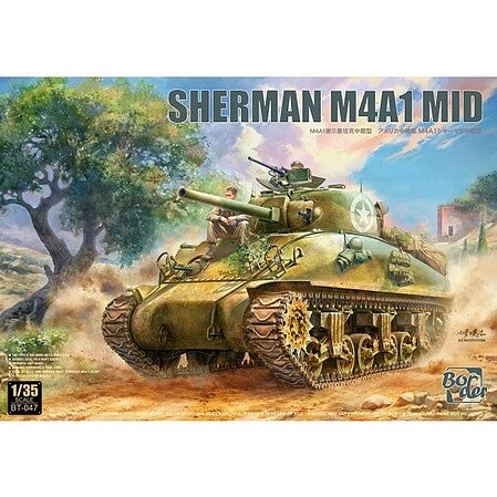 Border Models BT-047 1/35 Sherman M4A1 Mid Prod. Model Tank Kit