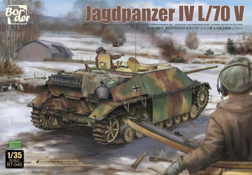 Border Models BT-049 1/35 Jagdpanzer IV L/70 V Model Tank Kit
