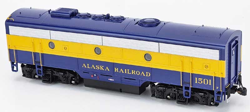 Bowser 24706 HO Scale EMD F7B Diesel Alaska Railroad 1501 DCC & Sound (McKinley Scheme)