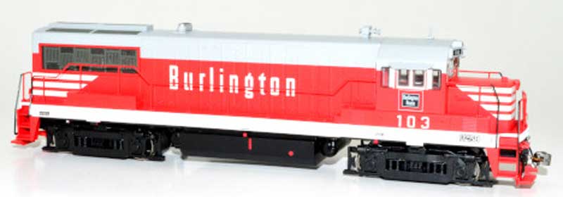 Bowser 25131 HO Scale GE U25B Diesel Burlington CB&Q 100 - DC
