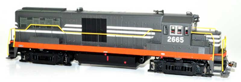 Bowser 25153 HO Scale GE U25B Diesel Penn Central PC 2665 - DC (Ex-NH Patched)