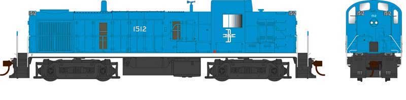Bowser 25189 HO Scale ALCo RS-3 Diesel Locomotive BM 1512