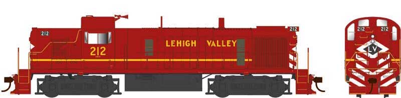 Bowser 25198 HO Scale ALCo RS-3 Diesel Locomotive Lehigh Valley LV 212  DCC & Sound