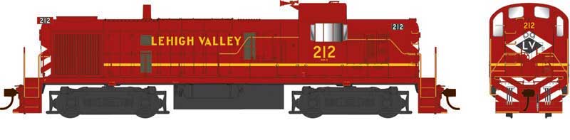 Bowser 25198 HO Scale ALCo RS-3 Diesel Locomotive Lehigh Valley LV 212  DCC & Sound