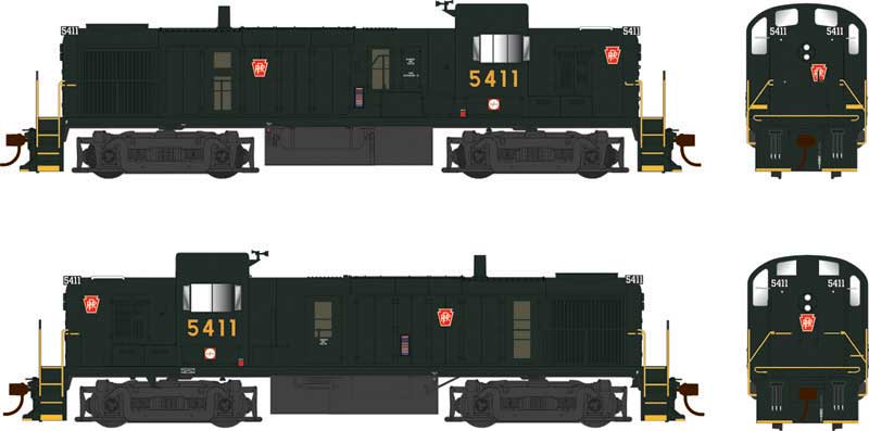 Bowser 25225 HO Scale ALCo RS-3 Diesel Pennsylvania "Plain Keystone" PRR 5401