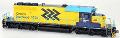 Bowser 25334 HO Scale GMD SD40-2 Diesel Ontario Northland ONT 1733 - DC