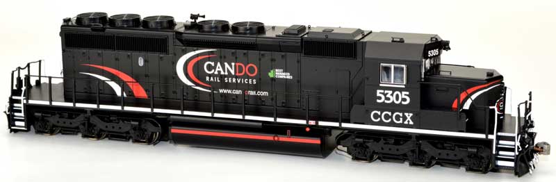 Bowser 25345 HO Scale GMD SD40-2 Diesel Cando Rail Services CCGX 5305 DC