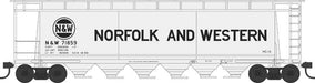 Bowser 38152 N Scale Cylindrical Hopper Norfolk & Western N&W 71851