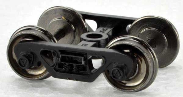 Bowser 40197 HO Scale 70 Ton Roller Bearing Trucks with 33" Metal Wheels (1 Pair)