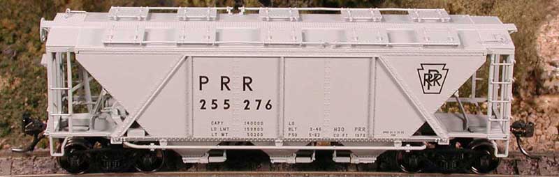 Bowser 40716 HO Scale H30 Covered Hopper Plain Keystone PRR 255276