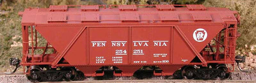 Bowser 40723 HO Scale H30 Covered Hopper Circle Keystone PRR 254258