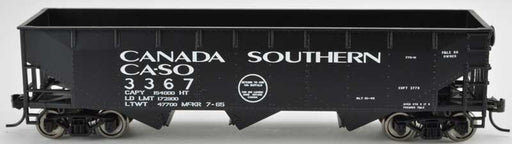 Bowser 42291 HO Scale 70 Ton Offset 3 Bay Hopper Canada Southern CASO 3341