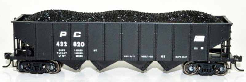 Bowser 43007 HO Scale H21a Open Hopper Penn Central PC 432820