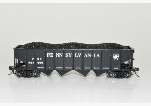 Bowser 43021 HO Scale H21a Open Hopper Pennsylvania (Plain) PRR 923599