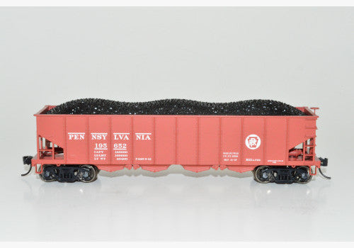 Bowser 43024 HO Scale H21a Open Hopper Pennsylvania (Circle) PRR 195733