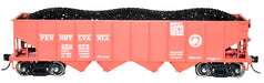 Bowser 43031 HO Scale H21a Open Hopper Pennsylvania (Coal Goes to War) PRR 256675