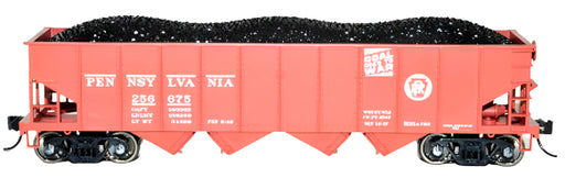 Bowser 43031 HO Scale H21a Open Hopper Pennsylvania (Coal Goes to War) PRR 256675