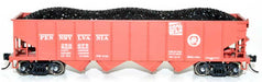 Bowser 43032 HO Scale H21a Open Hopper Pennsylvania (Coal Goes to War) PRR 256709