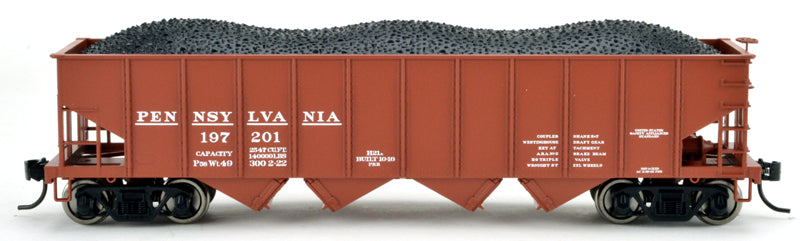Bowser 43034 HO Scale H21a Open Hopper Pennsylvania PRR 197008