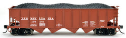 Bowser 43034 HO Scale H21a Open Hopper Pennsylvania PRR 197008