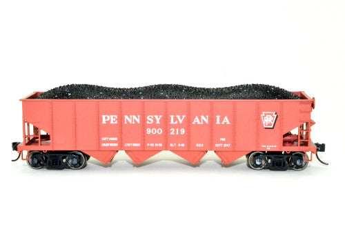Bowser 43037 HO Scale H21a Open Hopper Pennsylvania (Shadow) PRR 900219