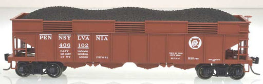 Bowser 43043 HO Scale H22 Open Hopper Pennsylvania PRR 407262