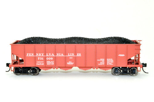 Bowser 43059 HO Scale H21a Open Hopper Pennsylvania Lines 731033