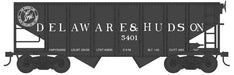 Bowser 43076 HO Scale 55 Ton Fishbelly Hopper Delaware & Hudson D&H 5401