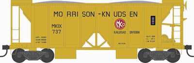 Bowser 43116 HO Scale 70 Ton Ballast Hopper with Side Chutes Morrison Knudsen MKIX 733