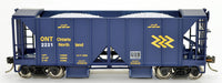 Bowser 43120 HO Scale 70 Ton Ballast Hopper with Side Chutes Ontario Northland ONT 2224