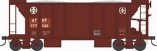 Bowser 43130 HO Scale 70 Ton Ballast Hopper with Side Chutes Santa Fe Q ATSF 177271