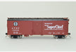 Bowser 43145 HO Scale 40' Boxcar Santa Fe Super Chief ATSF 140777