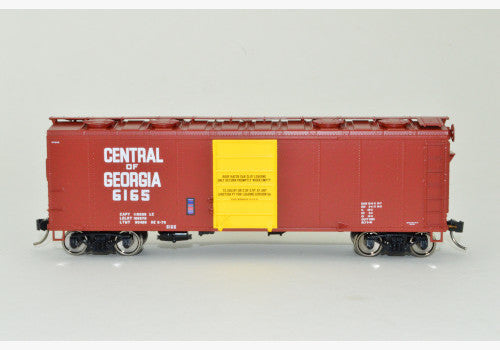Bowser 43153 HO Scale 40' Boxcar with Hatches Central of Georgia CofG 6165