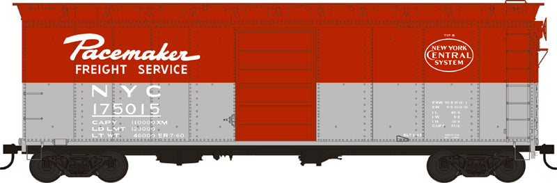 Bowser 43164 HO Scale 40' Boxcar New York Central Pacemaker NYC 175025