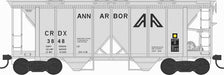 Bowser 43246 HO Scale H34 Covered Hopper Ann Arbor AA CRDX 3848