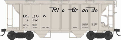 Bowser 43257 HO Scale H34 Covered Hopper Rio Grande D&RGW 18360