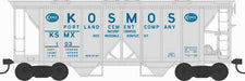 Bowser 43273 HO Scale H34 Covered Hopper Kosmos Cement KSMX 108