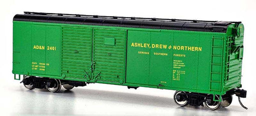 Bowser 43304 HO Scale X31 Round Roof Double Door Boxcar Ashley, Drew & Northern AD&N 2401