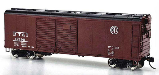 Bowser 43308 HO Scale X31 Round Roof Double Door Boxcar Detroit, Toledo & Ironton DT&I 12222