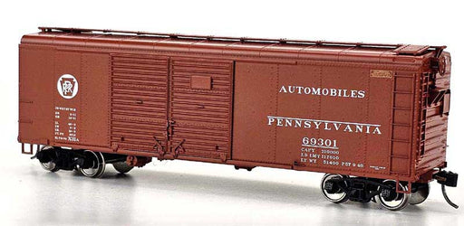 Bowser 43319 HO Scale X31a Round Roof Double Door Boxcar Pennsylvania PRR 69301 (Automobiles Circle Keystone)
