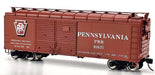 Bowser 43340 HO Scale X31f Round Roof Double Door Boxcar Pennsylvania PRR 81615 (Shadow Keystone)