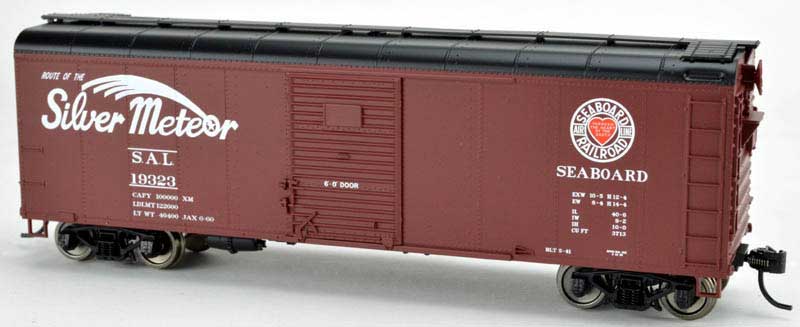 Bowser 43348 HO Scale X31 Round Roof Boxcar Seaboard Air Line SAL 19459 (Silver Meteor)