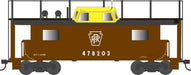 Bowser 43414 HO Scale PRR N8 Caboose Cabin w/Antenna Pennsylvania PRR 478203