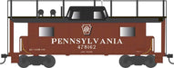 Bowser 43417 HO Scale PRR N8 Caboose Cabin w/Antenna Pennsylvania "Lake Region" PRR 478162