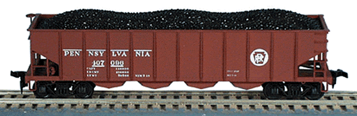 Bowser 54102 HO Scale H-21 Clam Shell Hopper Kit Pennsylvania PRR #'s Vary - NOS (Circle Keystone)