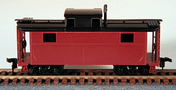 Bowser 55000 HO Scale PRR N5 Caboose Kit Undecorated - NOS