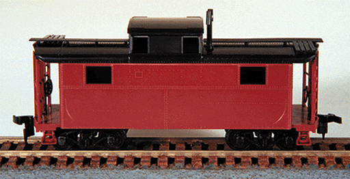 Bowser 55000 HO Scale PRR N5 Caboose Kit Undecorated - NOS