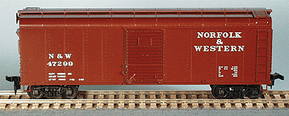 Bowser 55305 HO Scale 40' Round Roof Boxcar Norfolk & Western N&W #s Vary - NOS