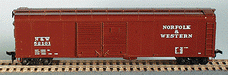 Bowser 55404 HO Scale 50' Round Roof Boxcar Norfolk & Western N&W #s Vary - NOS